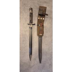 BAIONNETTE ITALIENNE M1891 CARCANO AVEC FOUREAU ET GOUSSET