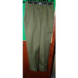 ARMEE AMERICAINE  : PANTALON KAKI DE L'ARMEE AMERAICAINE DE 1985 , TAILLE 36 OU S  ,  VENDU EN BON E