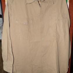 CHEMISE MILITAIRE DE L'ARMEE FRANCAISE DE 1950/60 ,Taille 3 C SOIT L OU 41-42 EN CIVIL ,  AVEC MANCH