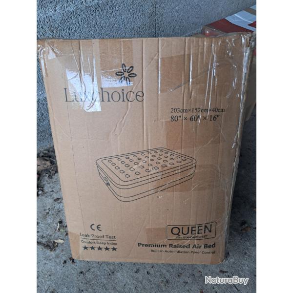 Superbe matelas gonflable luxchoice 2 personnes autogoflant tout neuf