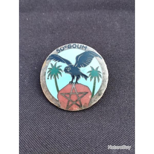 Rare insigne du 50 e GOUM