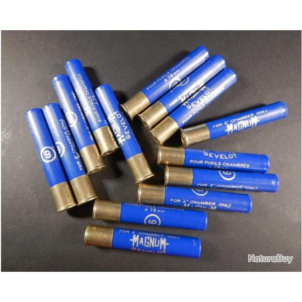 Cartouche 410 Magnum GEVELOT - lot de 13