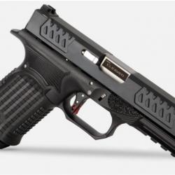 PISTOLET BUL AXE COMPACT CLEAVER NOIR PVD C/9MM LUGER Avec rail 1913