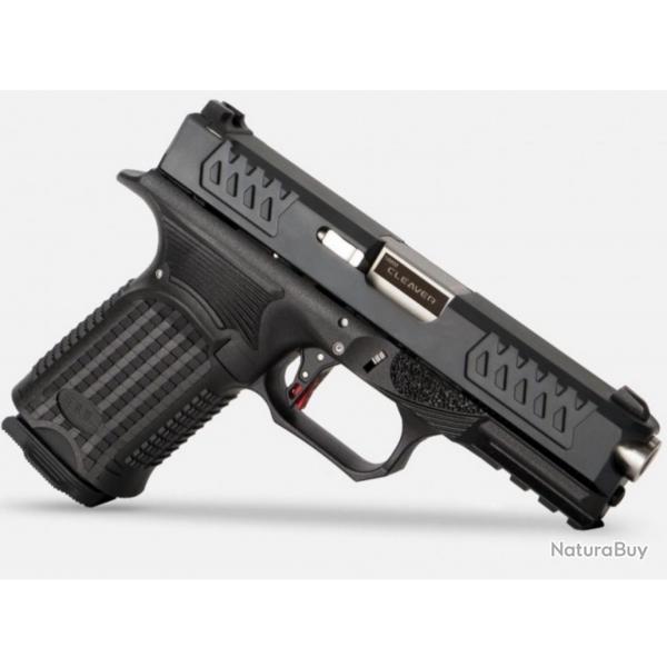 PISTOLET BUL AXE COMPACT CLEAVER NOIR PVD C/9MM LUGER Avec rail 1913