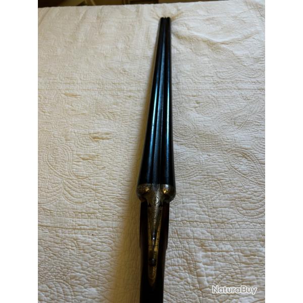 Vend magnifique fusil juxtaposé d'artisan calibre 12