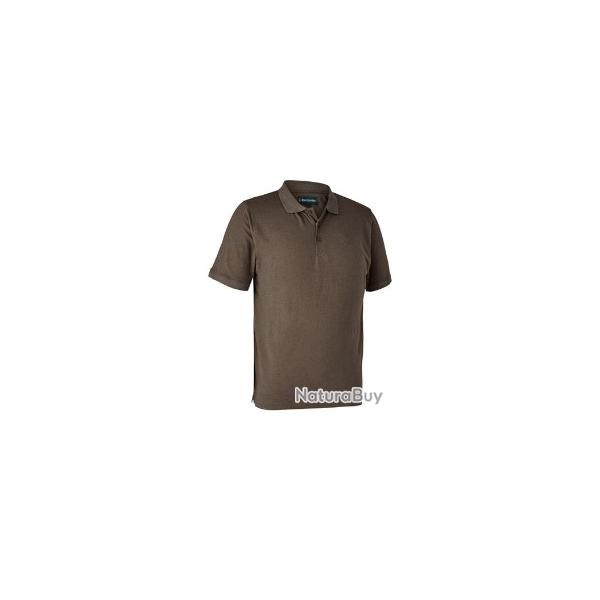 Polo DEERHUNTER harris marron T.XL