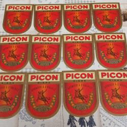 12 Sous bock Picon bière neufs