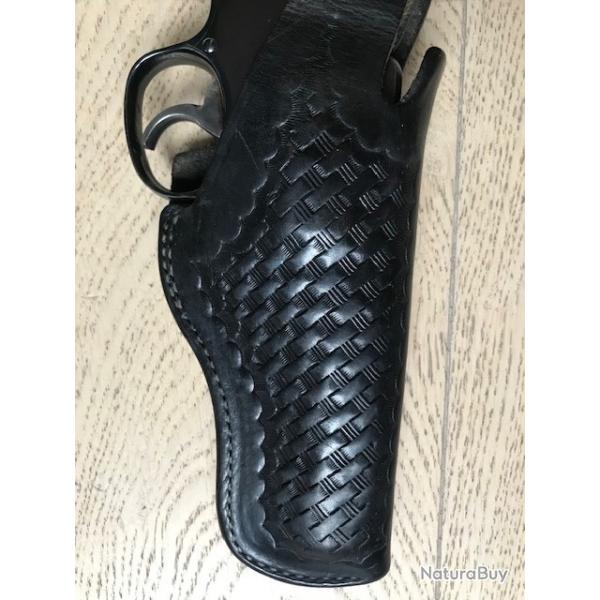 Etui cuir faon basket pour rvolver