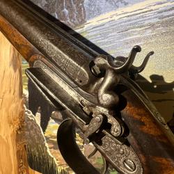 ENCHERES 1 - FUSIL A PERCUSSION CAL. 20 POUDRE NOIRE - CAT D