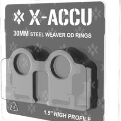 COLLIER 30MM ACIER WEAVER HAUT