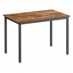 Table de bar table de cuisine 70 x 110 x 77 cm table à manger pour 4 personnes table de salon burea