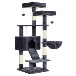 Arbre à chat tour de jeux 142 cm gris clair 12_0003894