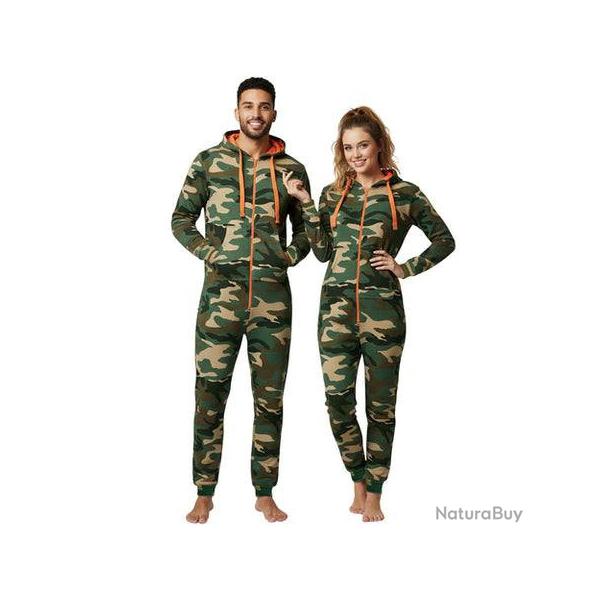 Combinaison camouflage unisexe pour adulte