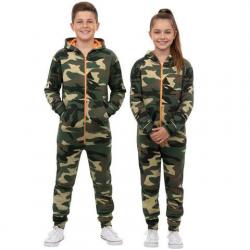 Combinaison camouflage unisexe pour enfant