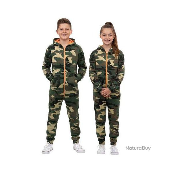 Combinaison camouflage unisexe pour enfant