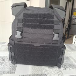 Porte-plaques QR - Noir - 5.11 Tactical S/M avec cummerband