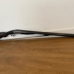 Fusil de chasse IDEAL 3R calibre 16 pontet lunette modele 1888, apte poudre vive