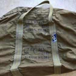 Sac de transport pour parachutes ventral et dorsal T.A.P 661
