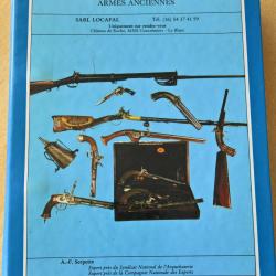 Classeur vente Armes anciennes, salle des ventes