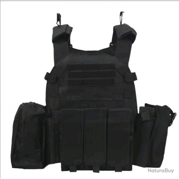 Gilet tactique noir
