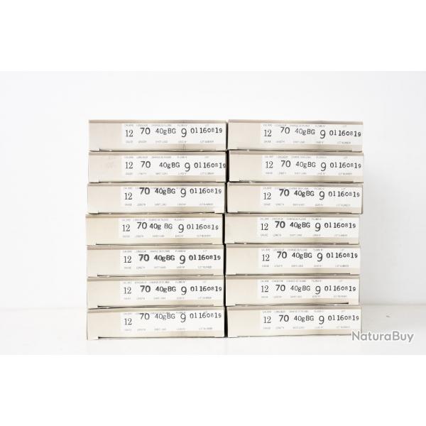 140  Cartouches Nobel Sport 40gr bourre grasse N9