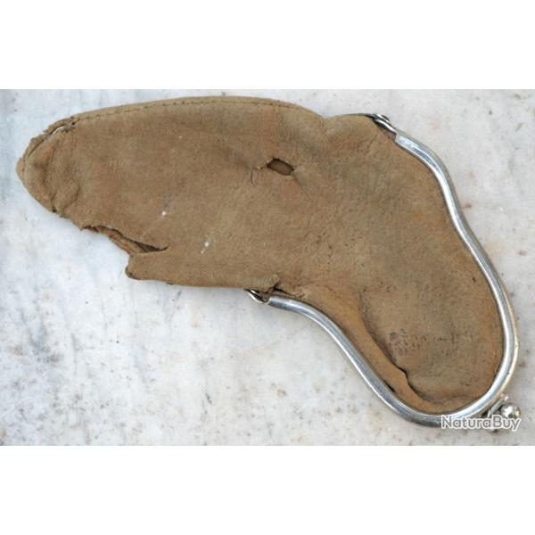 tui porte-monnaie en peau pour revolver bulldog ou velodog - REF CAE25ETB001