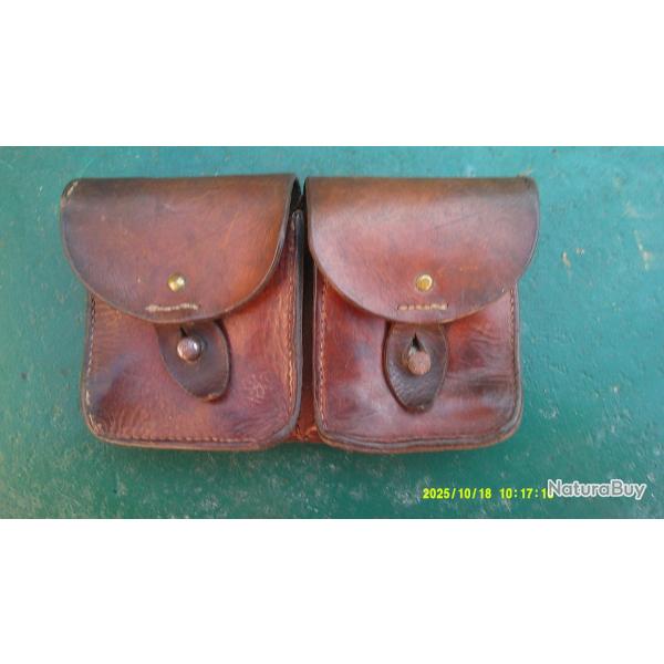 Cartouchire   Franaise pour mas 36 - en  cuir -