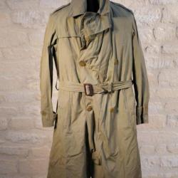 ARMÉE FRANÇAISE Indochine Algérie - trench coat officier - très bel état