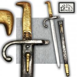 RARISSIME BAIONNETTE DE LA POLICE CHILIENNE M1874 ALEX COPPEL XIX WW1 ORIGINAL