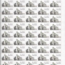 planche entière de timbres neufs Français 1