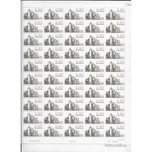 planche entire de timbres neufs Franais 1
