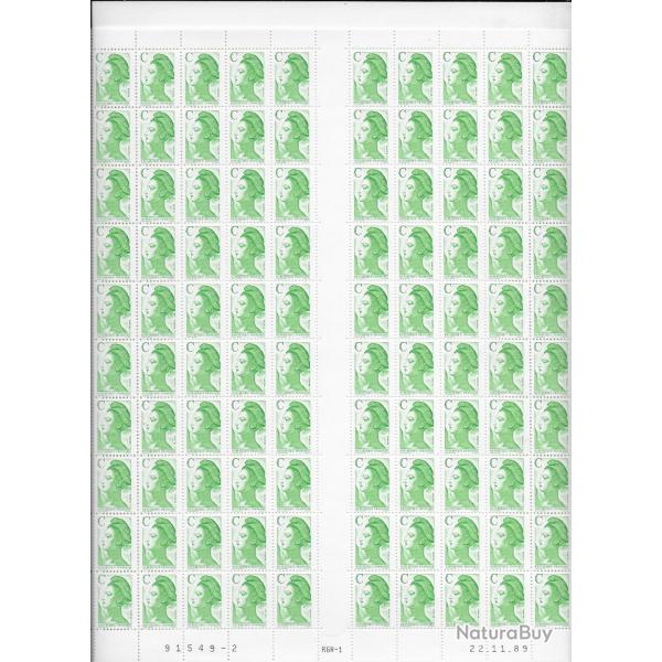 planche entire de timbres neufs Franais 3