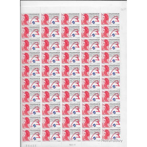 planche entire de timbres neufs Franais 5