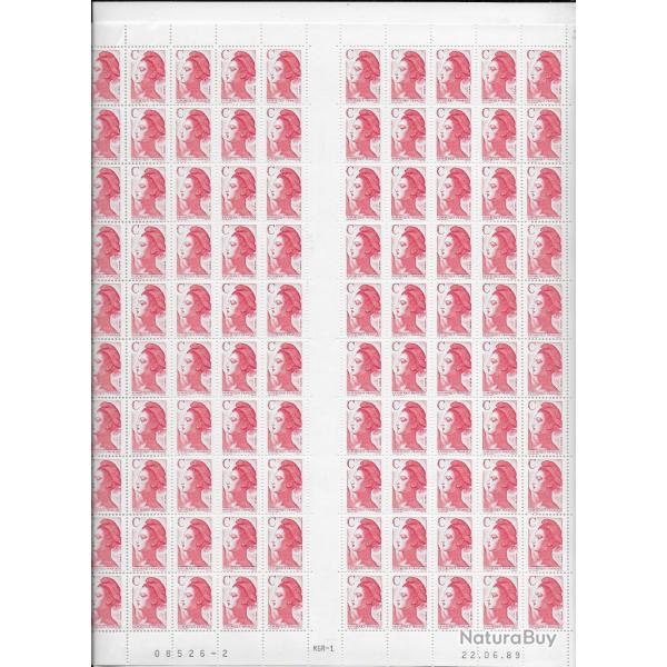 planche entire de timbres neufs Franais 8