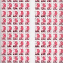 planche entière de timbres neufs Français 10