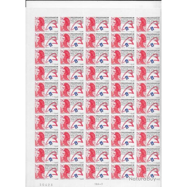 planche entire de timbres neufs Franais 13
