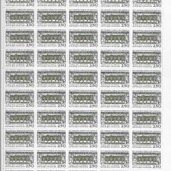 planche entière de timbres neufs Français 15