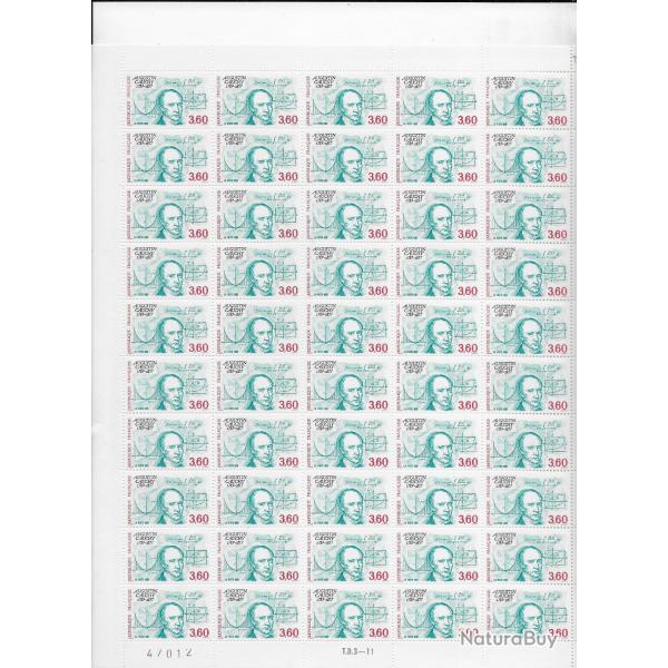planche entire de timbres neufs Franais 20