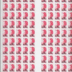 planche entière de timbres neufs Français 28