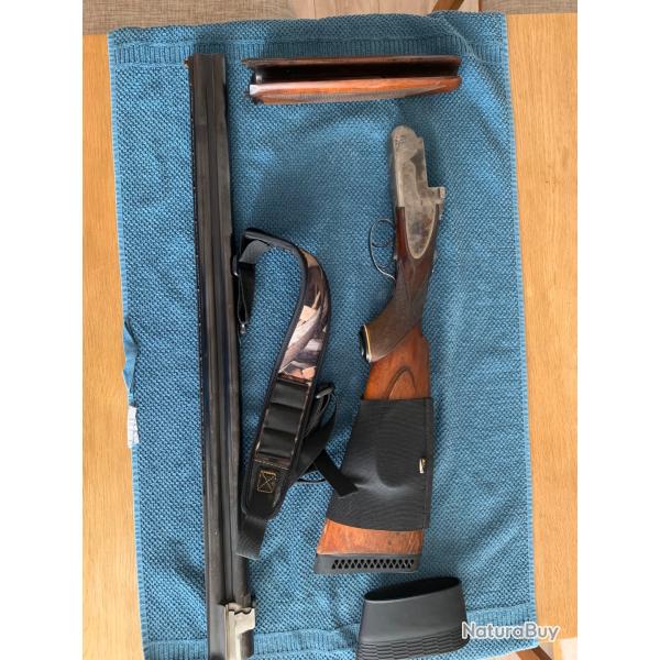 Fusil superposé marqué GREIF Akah calibre 12/70
