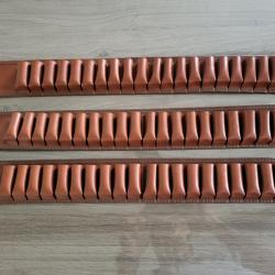 Lot 3 Cartouchiere neuves Calibre 12