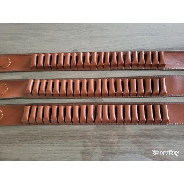 Lot 3 Cartouchiere neuves Calibre 12