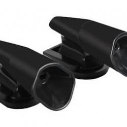 Répulsif Ultrason Voiture 2PCS Sifflet Anti-Cerf Anti-Gibier Renard Noir