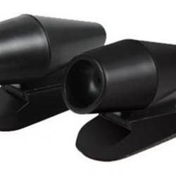 Répulsif Ultrason Voiture 2PCS Sifflet Anti-Cerf Anti-Gibier Noir
