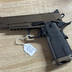 Prix de fou ! Pistolet Tisas 1911 DS Duty Bronze - FDE - Optic Ready - 9mm - 5" - TS170