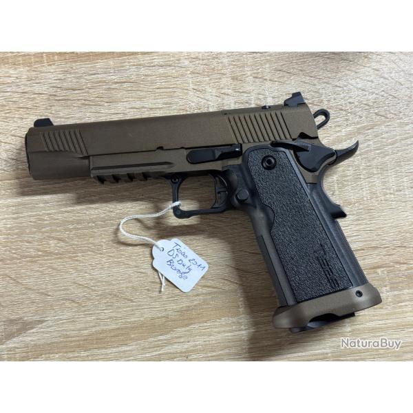 Prix de fou ! Pistolet Tisas 1911 DS Duty Bronze - FDE - Optic Ready - 9mm - 5" - TS170