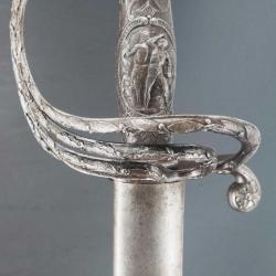 GUEYTON ORFÈVRE SABRE DE PRÉSENT OFFERT AU CAPITAINE DE LINIERS EN 1861 PAR LA SECTION DE CAVALERIE 