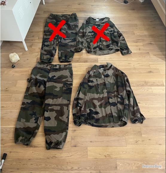 Ensemble Treillis Paul Boyé Gendarmerie Armée de Terre F2