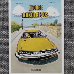 Carte postale BD George Kokoletsos Bacchetta Baenziger Slatkine