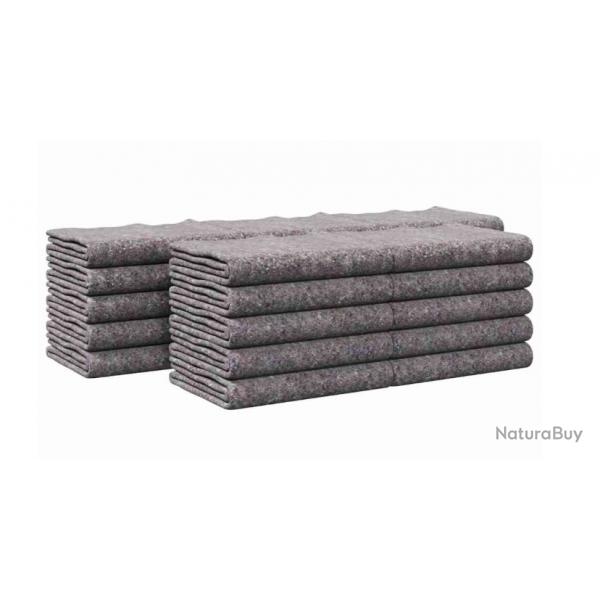 Couvertures dmnagement 25 pcs gris 150x200 cm tissu doux polyvalent protection intrieur